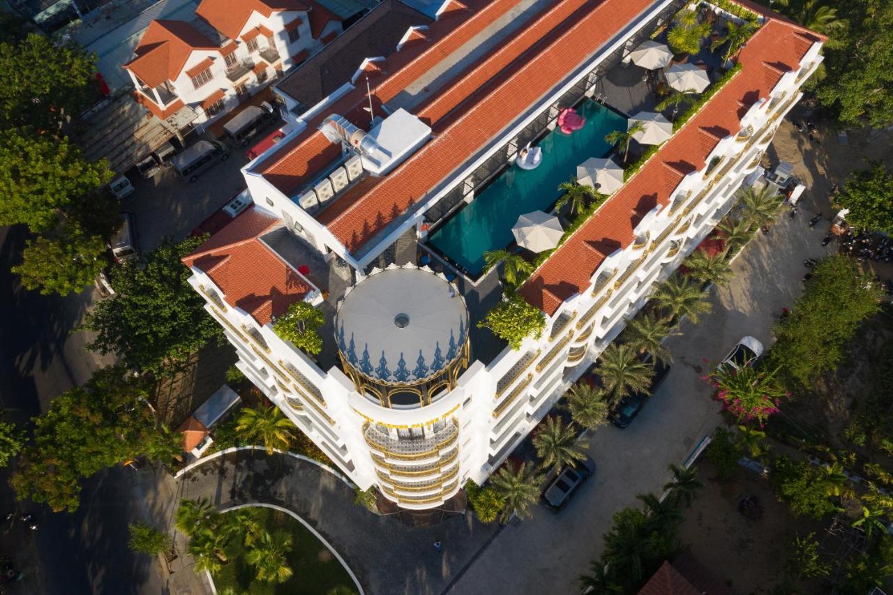 Grand Sunrise Palace Hoi An- A Luxury Indochine Hotel & Spa Exterior photo Aerial view of the hotel